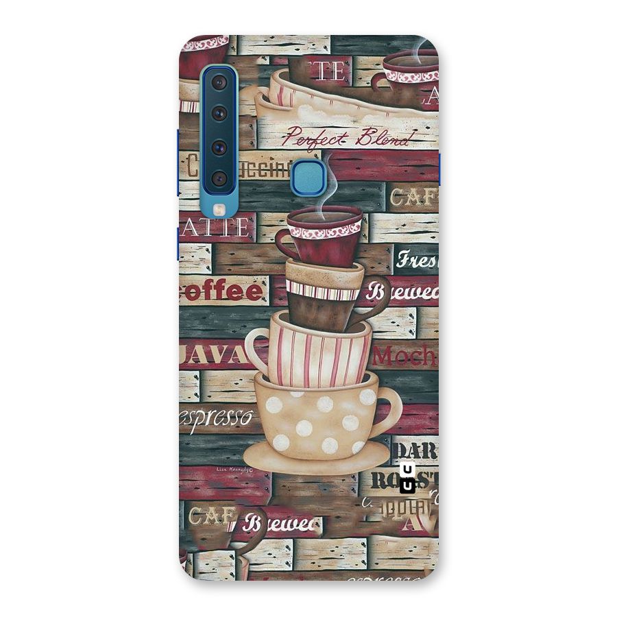 Cute Coffee Cups Back Case for Galaxy A9 (2018)