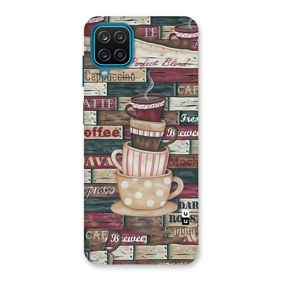 Cute Coffee Cups Back Case for Galaxy F12