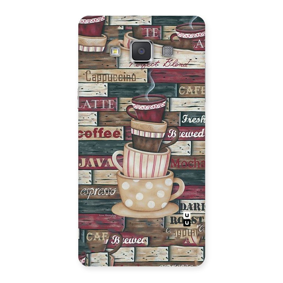 Cute Coffee Cups Back Case for Galaxy Grand 3
