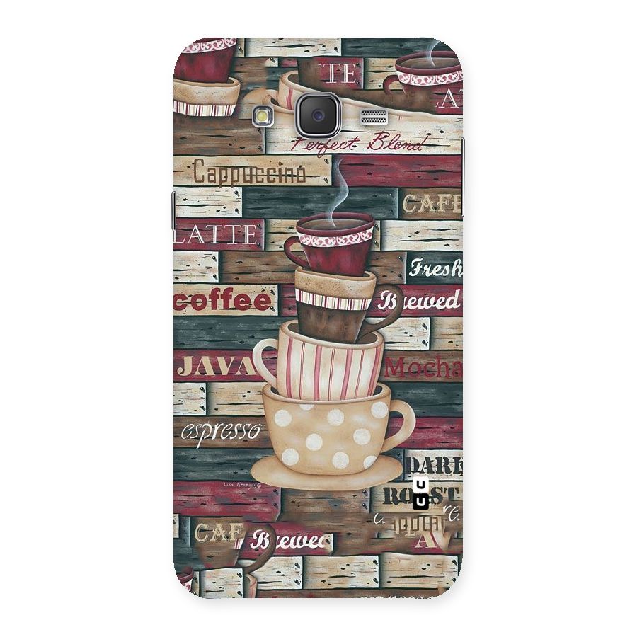 Cute Coffee Cups Back Case for Galaxy J7