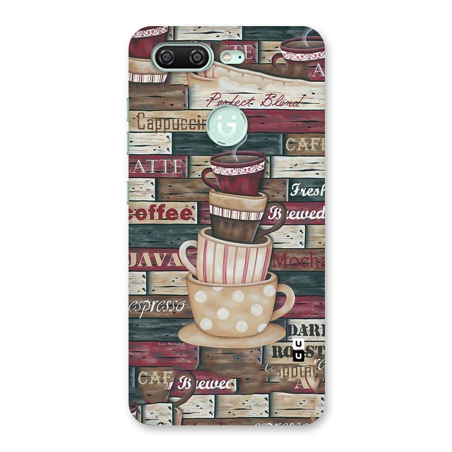 Cute Coffee Cups Back Case for Gionee S10