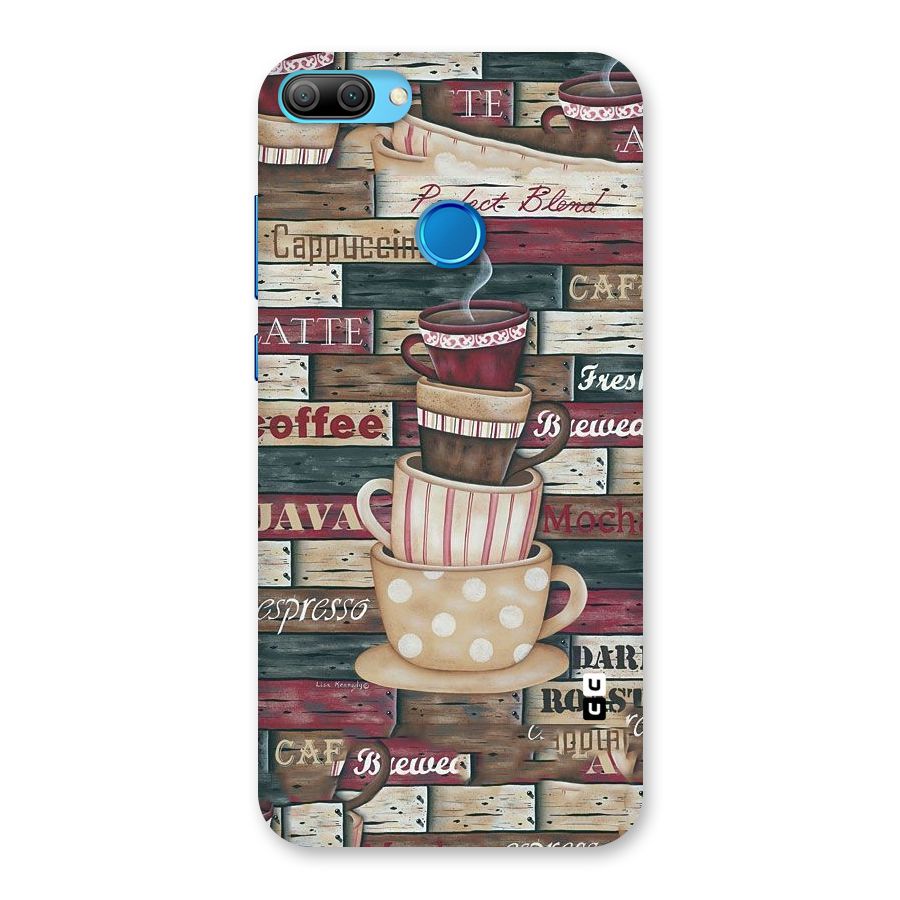 Cute Coffee Cups Back Case for Honor 9N