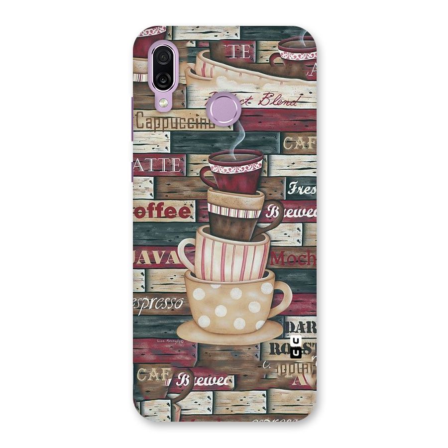 Cute Coffee Cups Back Case for Honor Play