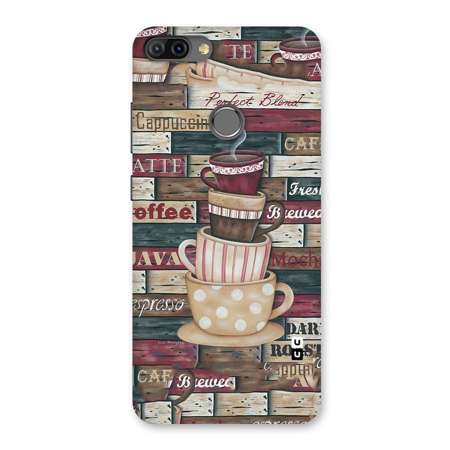 Cute Coffee Cups Back Case for Infinix Hot 6 Pro