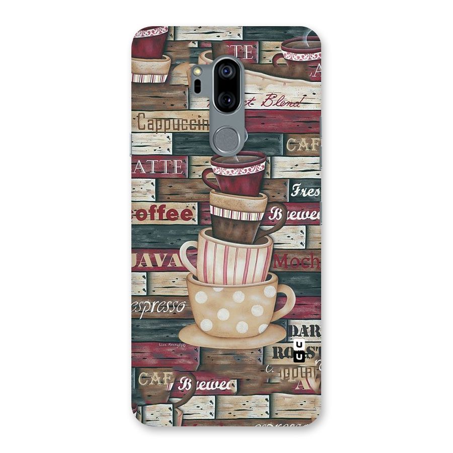 Cute Coffee Cups Back Case for LG G7