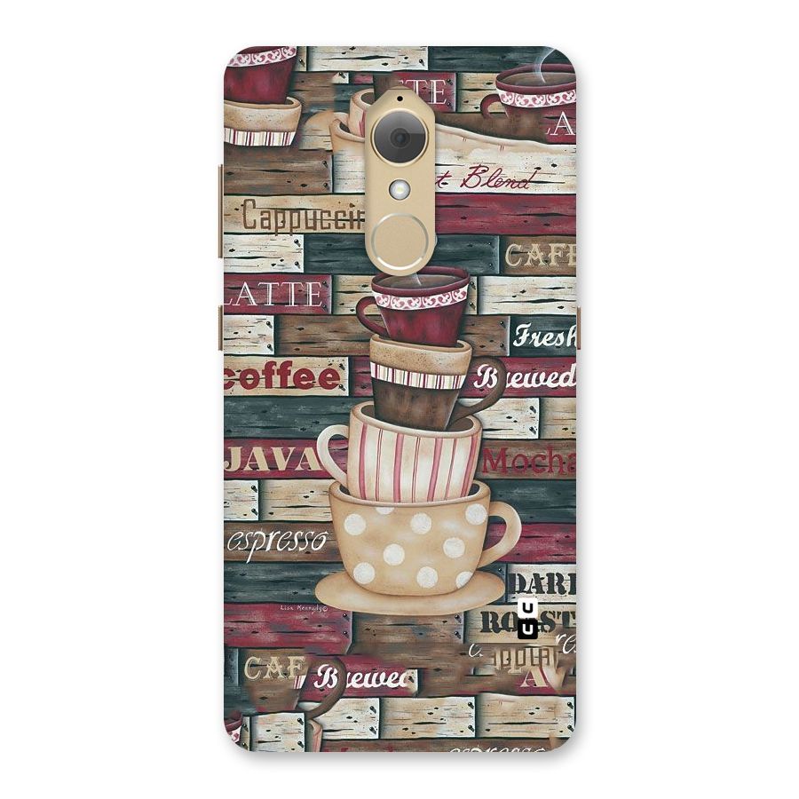 Cute Coffee Cups Back Case for Lenovo K8