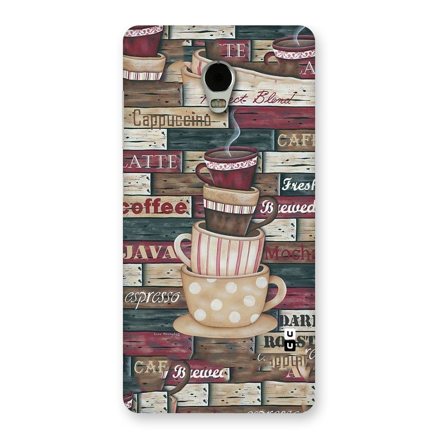 Cute Coffee Cups Back Case for Lenovo Vibe P1