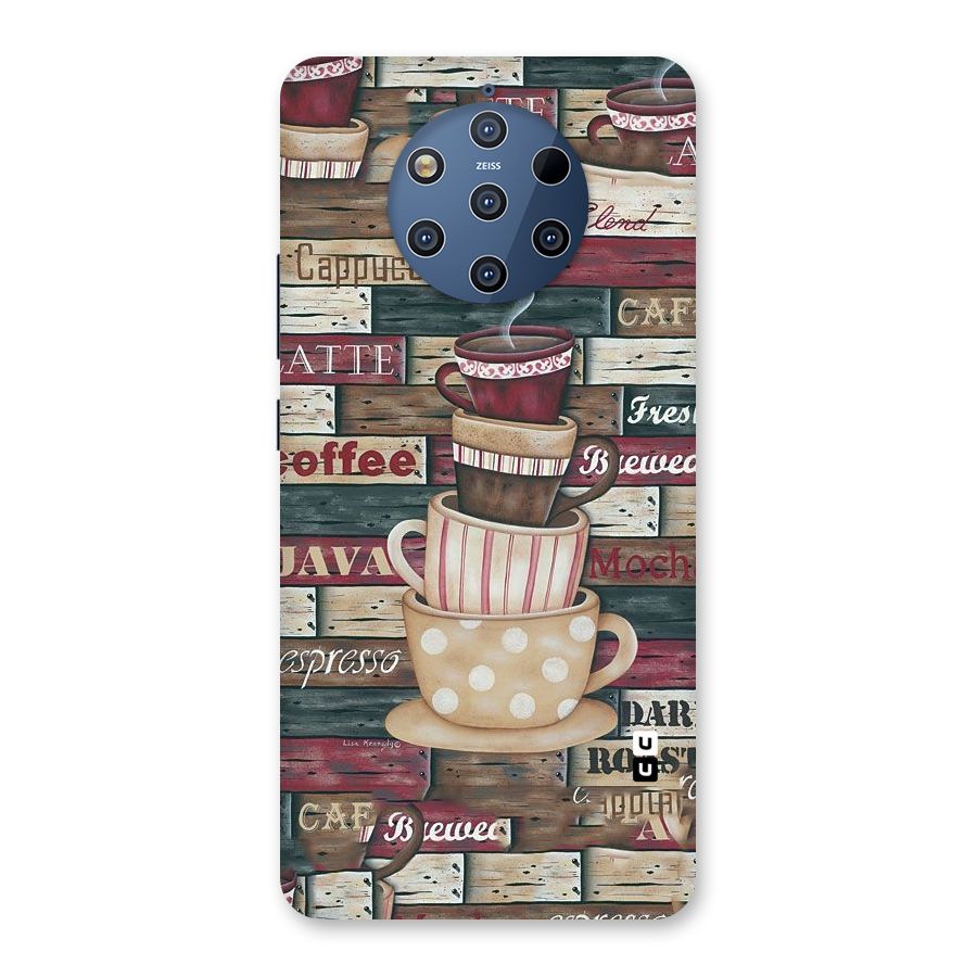 Cute Coffee Cups Back Case for Nokia 9 PureView