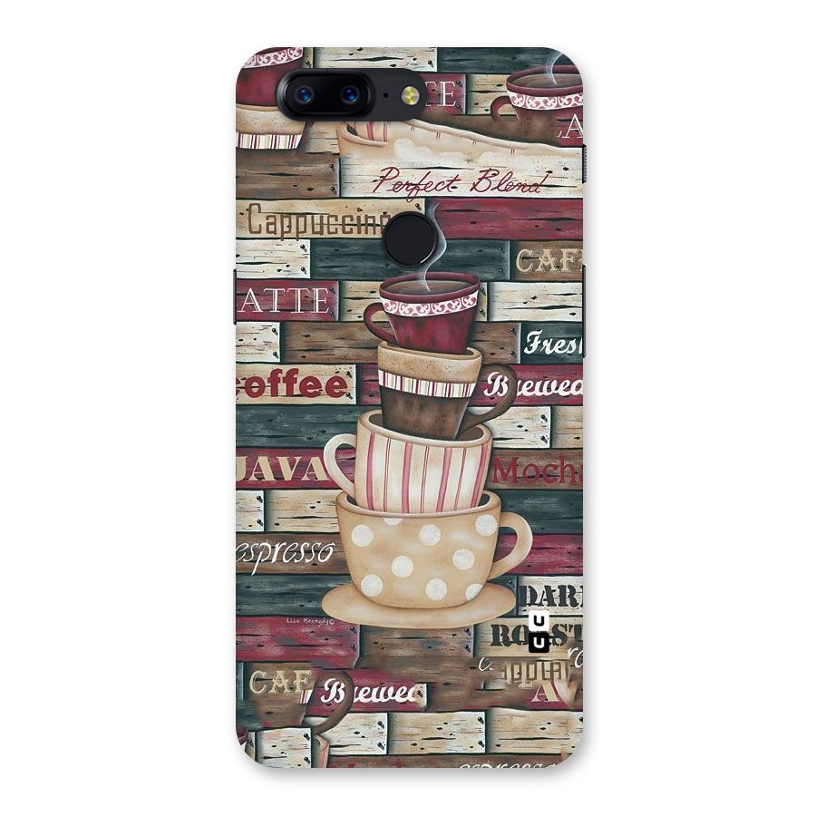 Cute Coffee Cups Back Case for OnePlus 5T