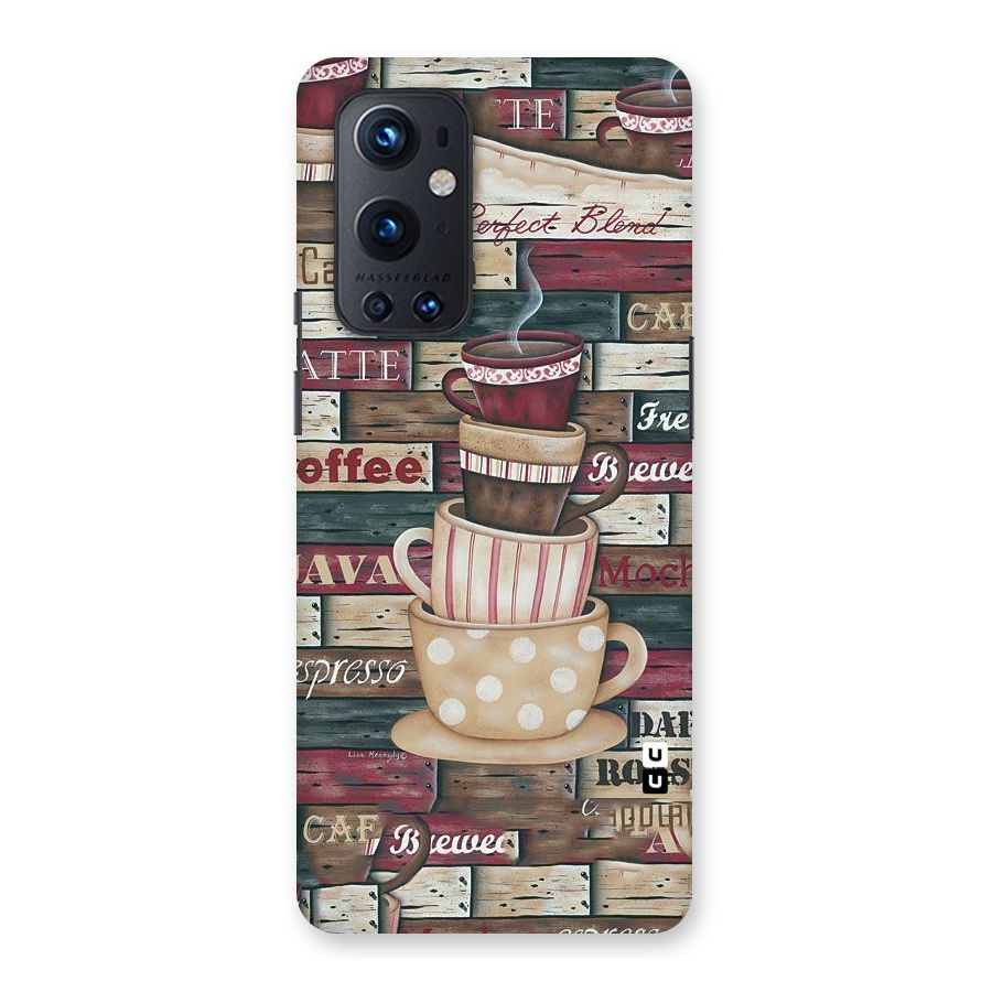 Cute Coffee Cups Back Case for OnePlus 9 Pro