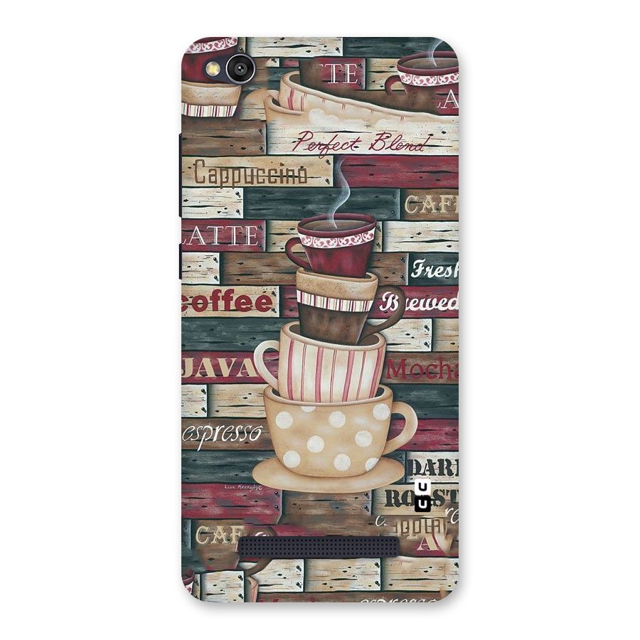 Cute Coffee Cups Back Case for Redmi 4A