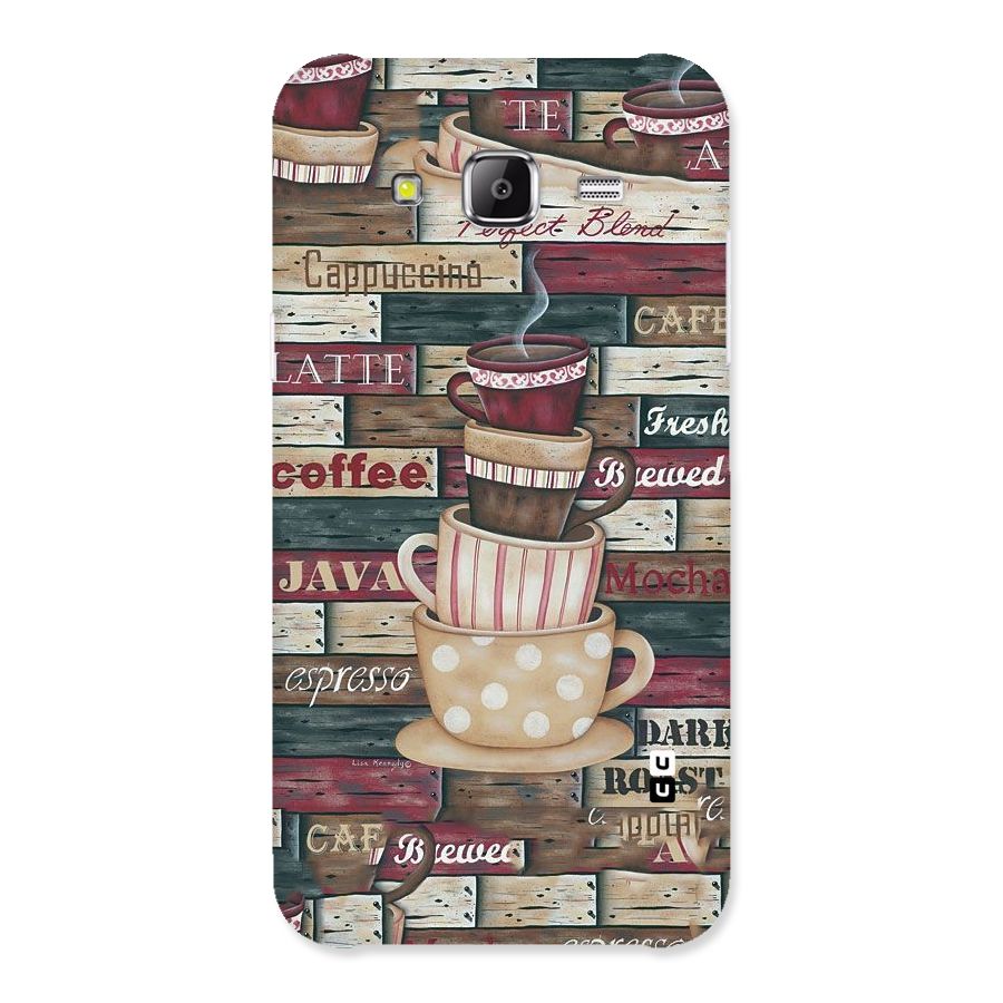Cute Coffee Cups Back Case for Samsung Galaxy J2 Prime