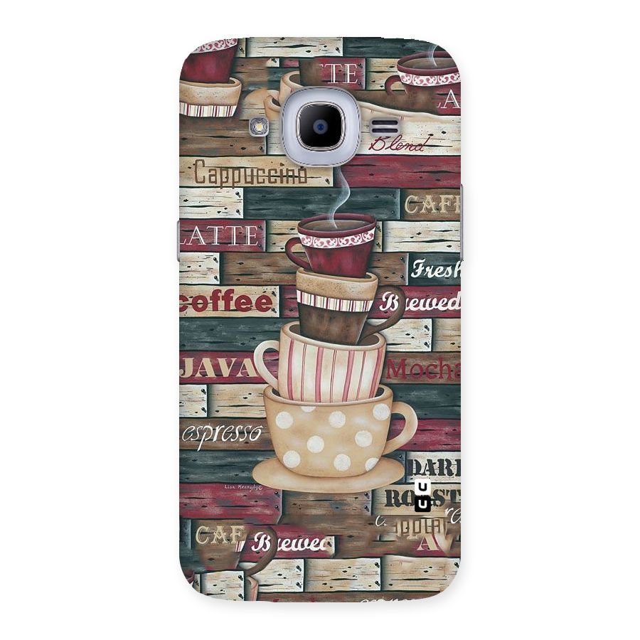 Cute Coffee Cups Back Case for Samsung Galaxy J2 Pro