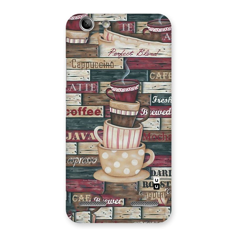 Cute Coffee Cups Back Case for Vibe K5 Plus