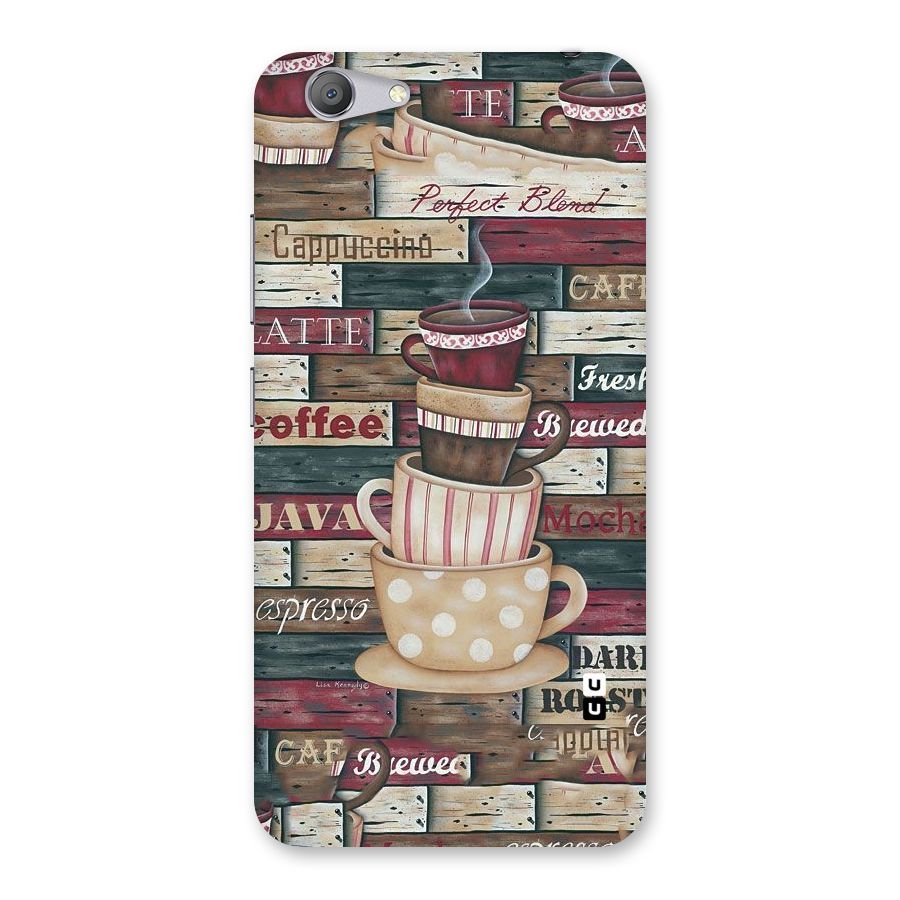 Cute Coffee Cups Back Case for Vivo Y53