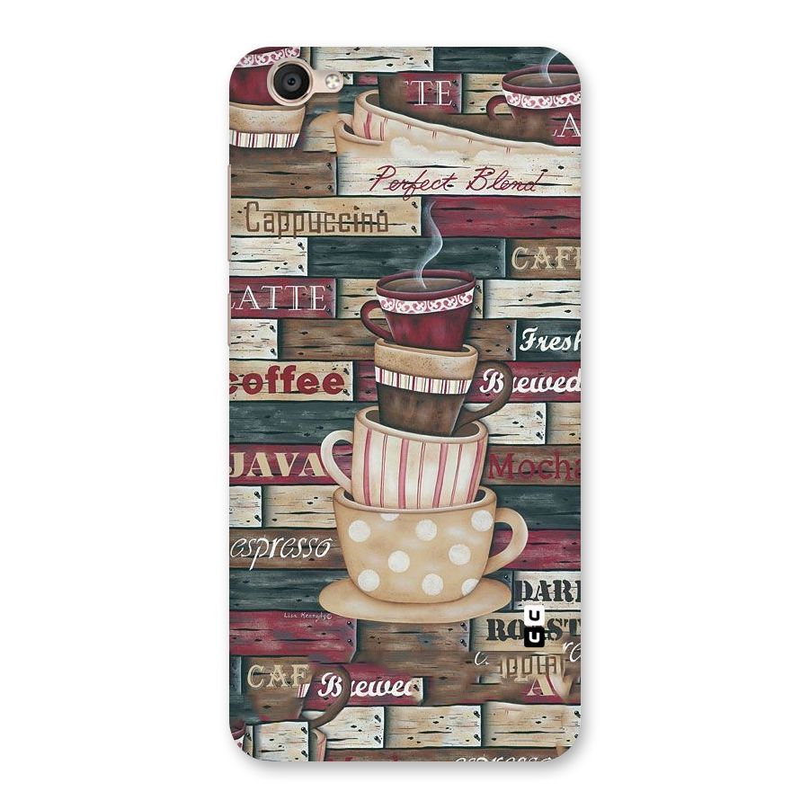 Cute Coffee Cups Back Case for Vivo Y55s