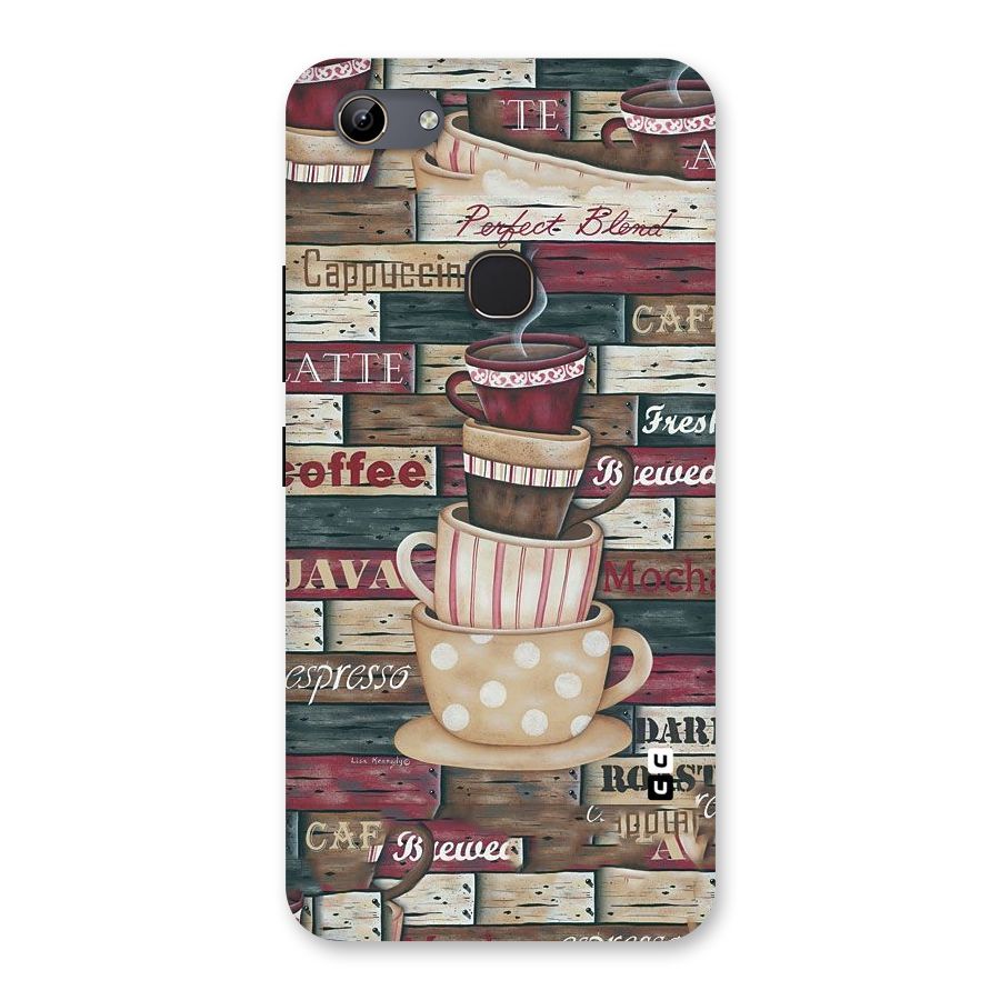 Cute Coffee Cups Back Case for Vivo Y81