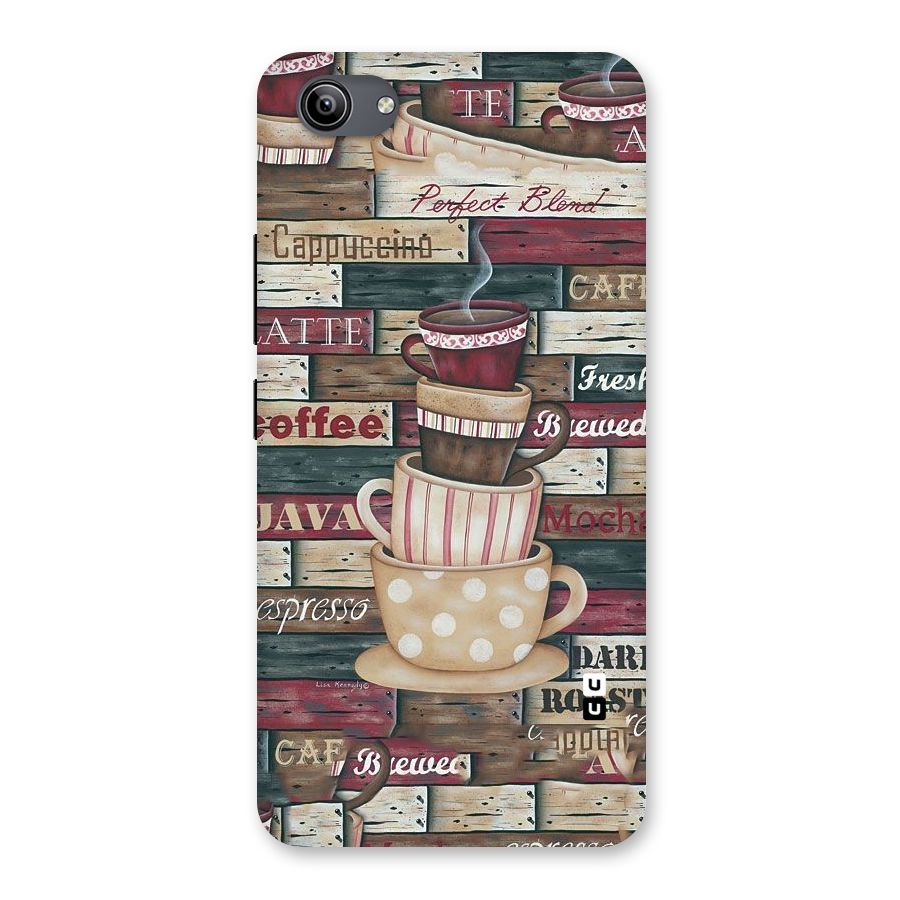 Cute Coffee Cups Back Case for Vivo Y81i