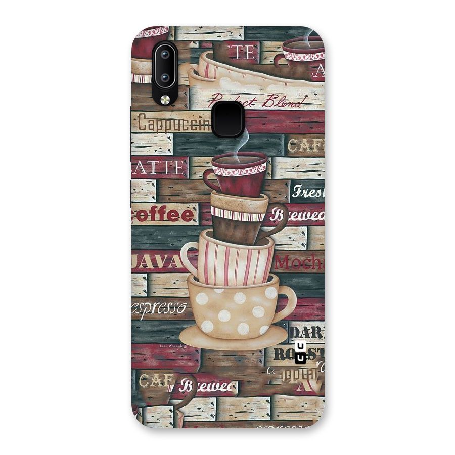 Cute Coffee Cups Back Case for Vivo Y93