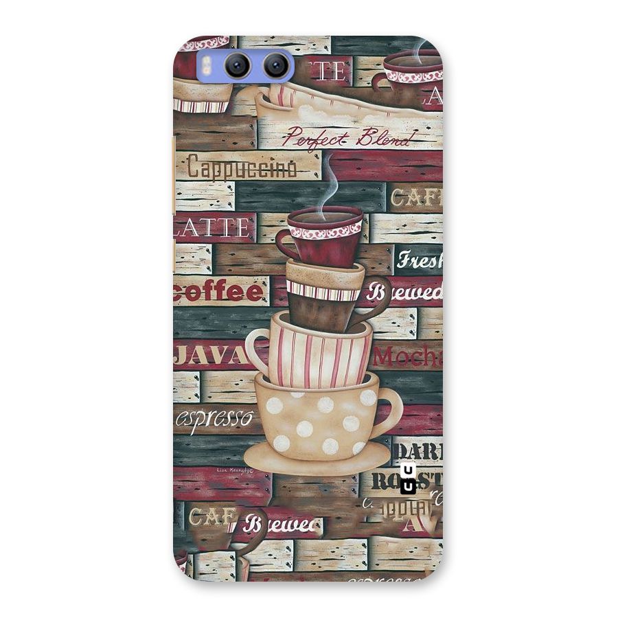 Cute Coffee Cups Back Case for Xiaomi Mi 6