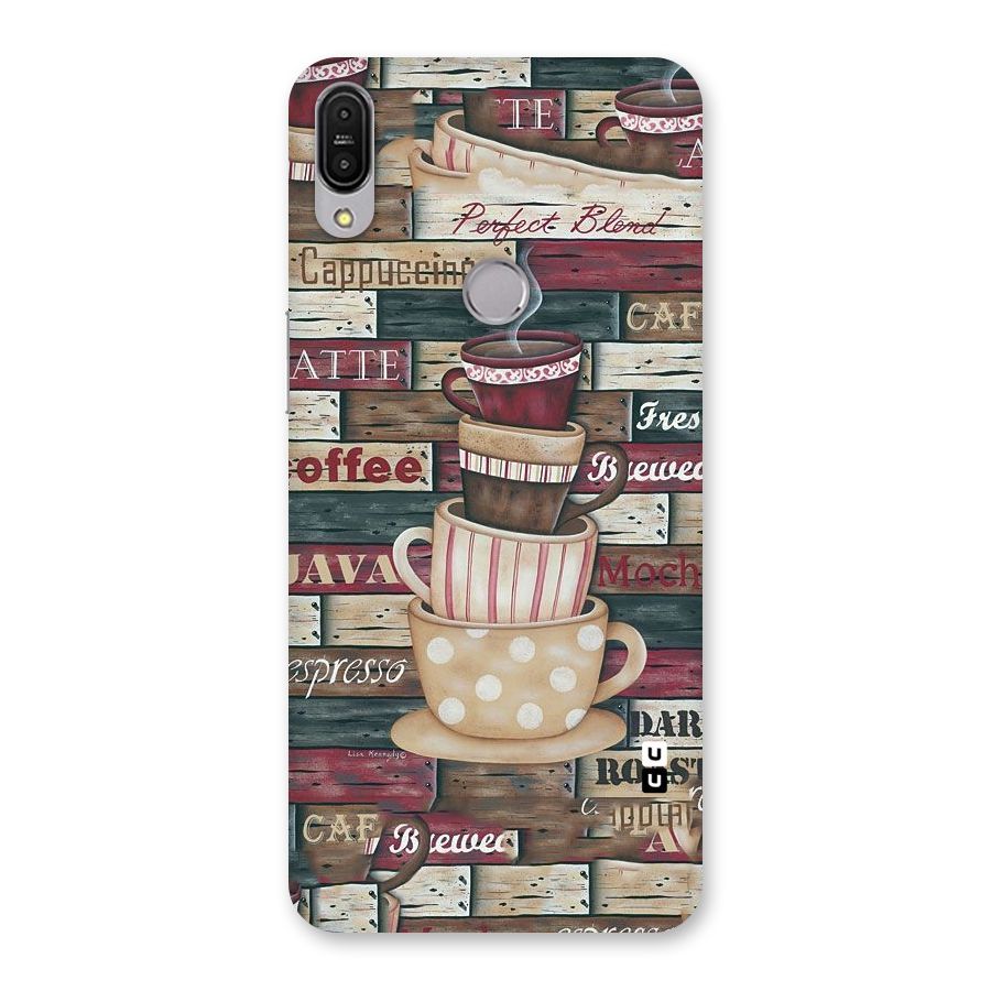 Cute Coffee Cups Back Case for Zenfone Max Pro M1