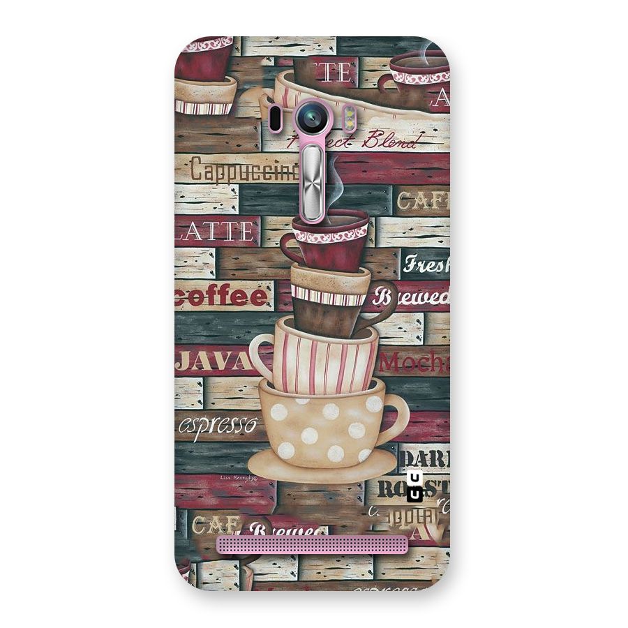 Cute Coffee Cups Back Case for Zenfone Selfie