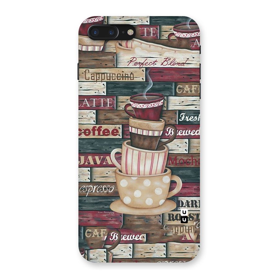 Cute Coffee Cups Back Case for iPhone 7 Plus