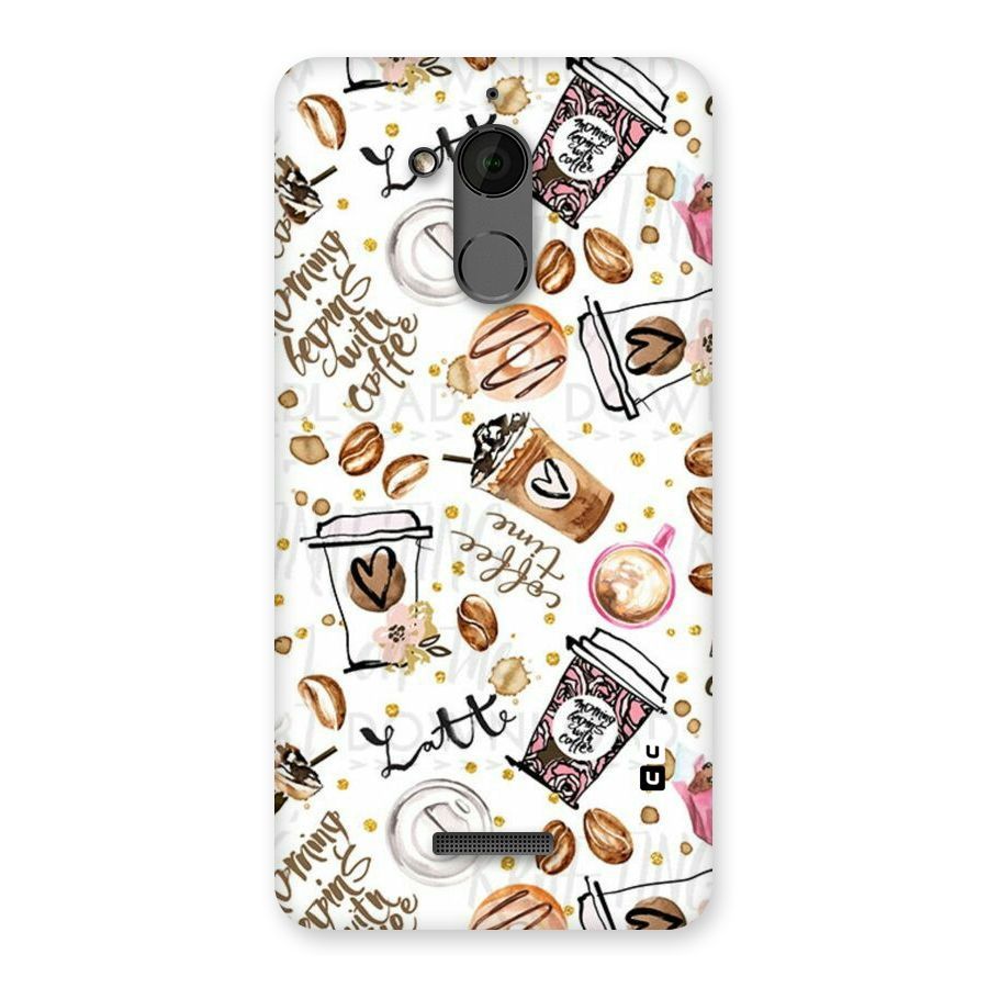 Cute Coffee Pattern Back Case for Coolpad Note 5