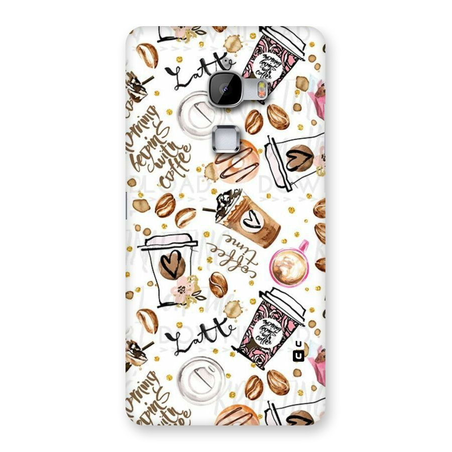 Cute Coffee Pattern Back Case for LeTv Le Max