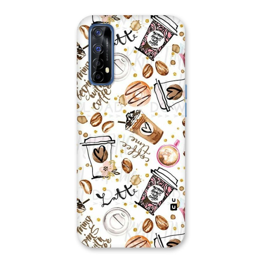 Cute Coffee Pattern Back Case for Realme Narzo 20 Pro