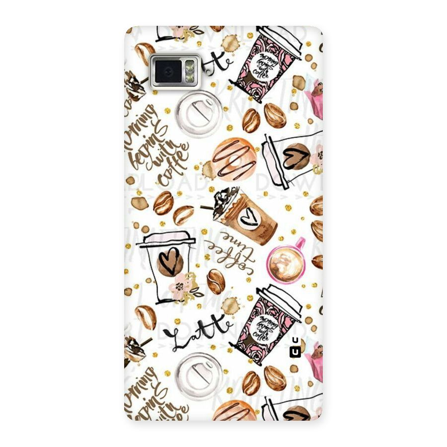 Cute Coffee Pattern Back Case for Vibe Z2 Pro K920