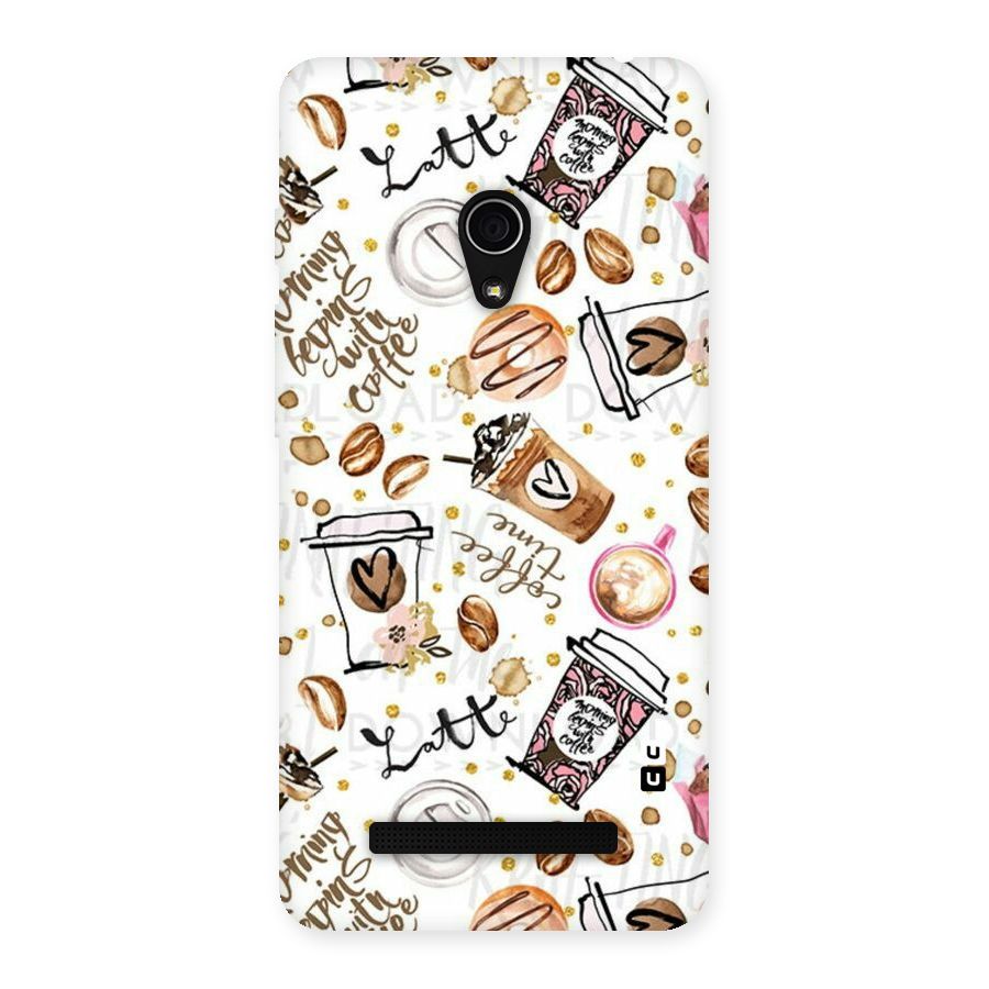 Cute Coffee Pattern Back Case for Zenfone 5