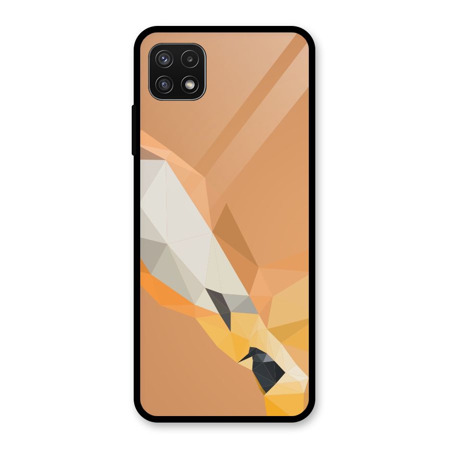 Cute Deer Glass Back Case for Galaxy A22 5G