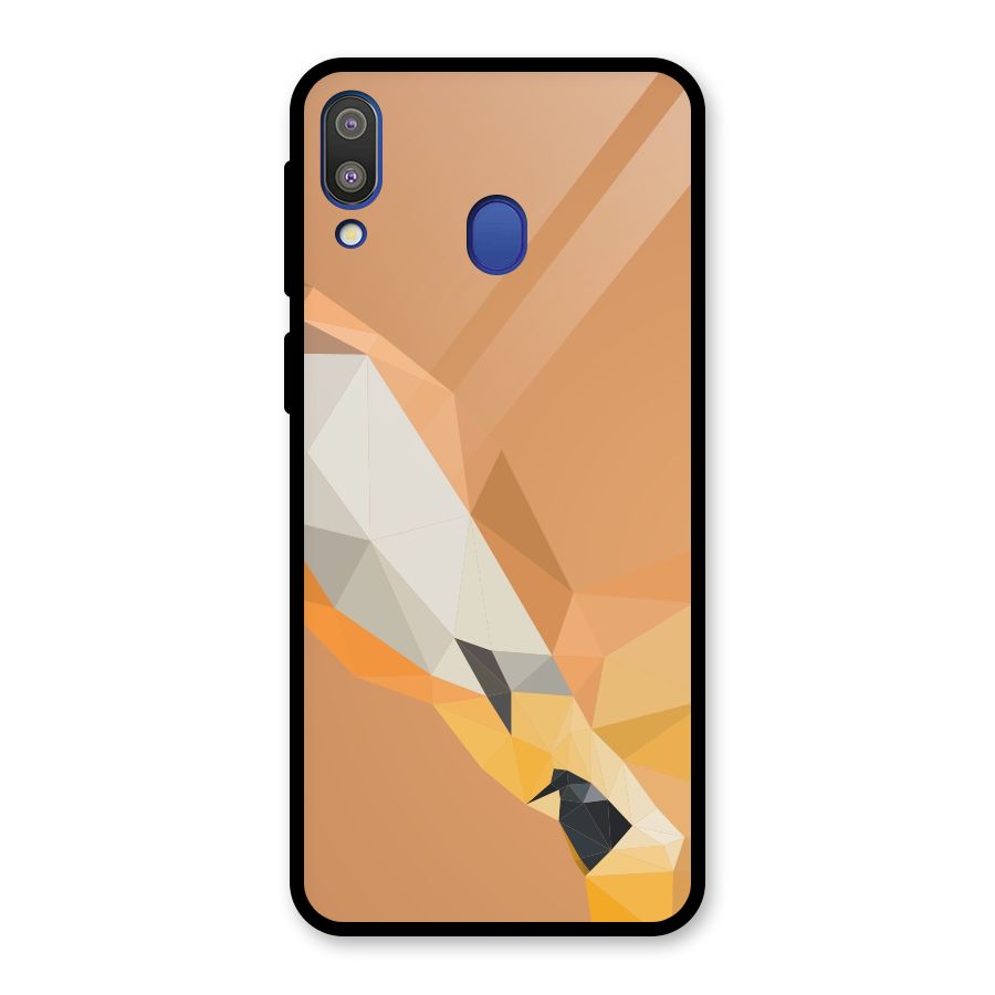 Cute Deer Glass Back Case for Galaxy M20