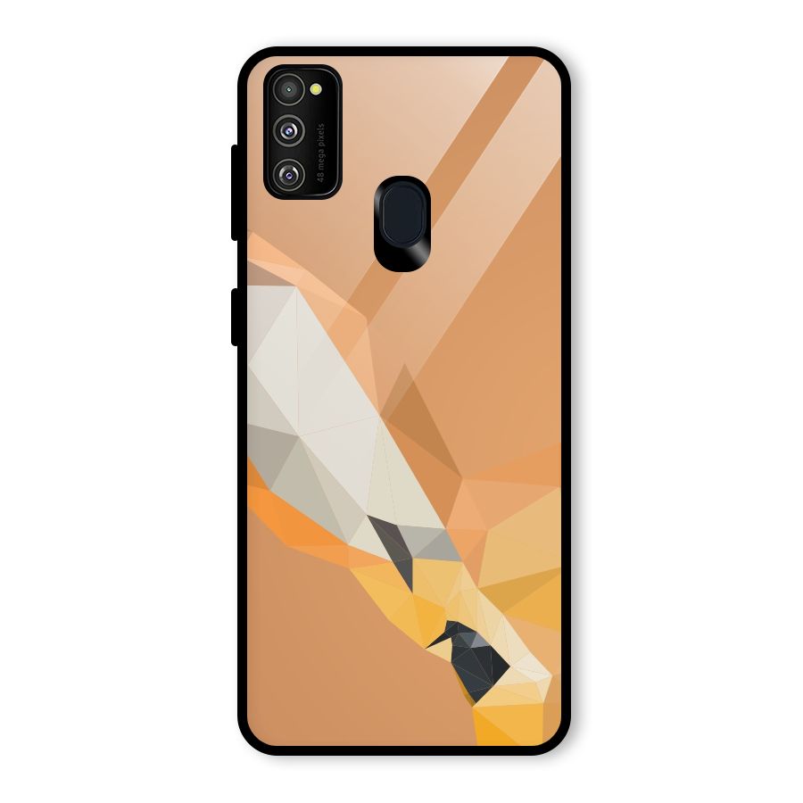 Cute Deer Glass Back Case for Galaxy M30s