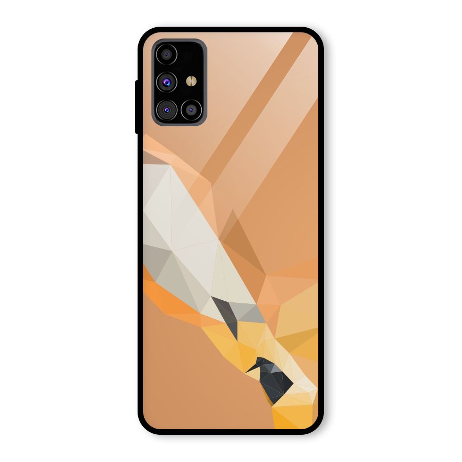 Cute Deer Glass Back Case for Galaxy M31s
