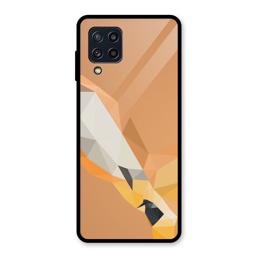 Cute Deer Glass Back Case for Galaxy M32