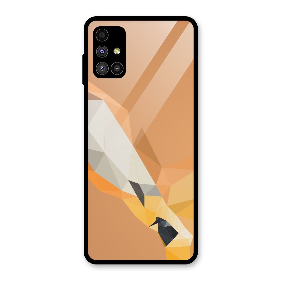 Cute Deer Glass Back Case for Galaxy M51