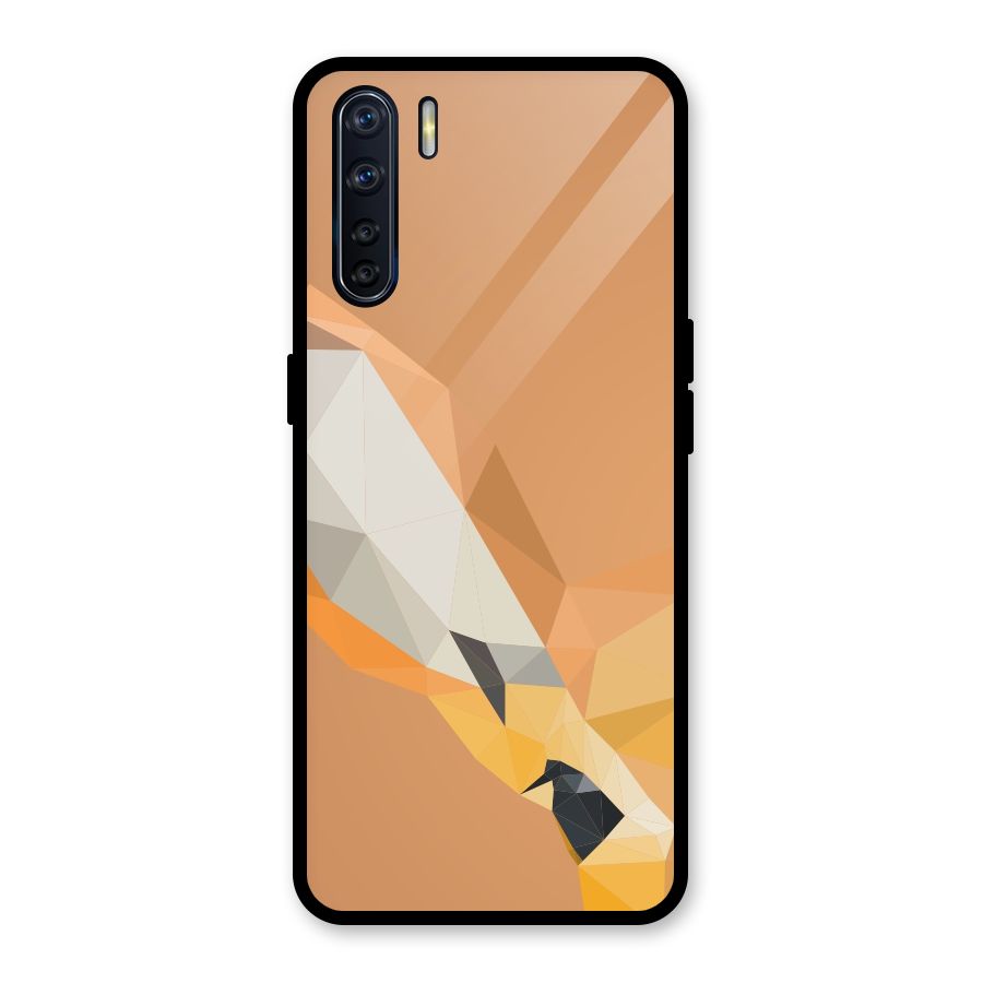 Cute Deer Glass Back Case for Oppo F15