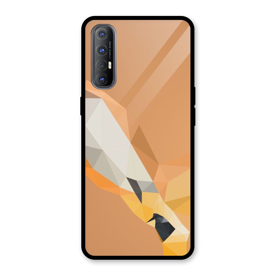 Cute Deer Glass Back Case for Oppo Reno3 Pro