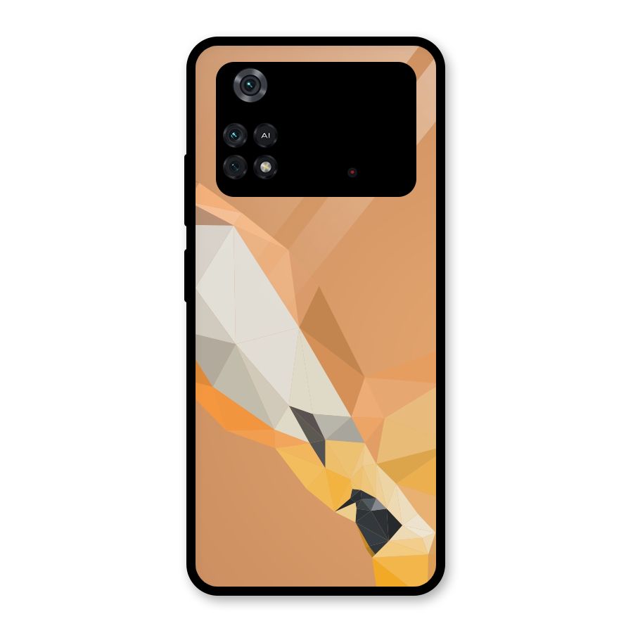 Cute Deer Glass Back Case for Poco M4 Pro 4G