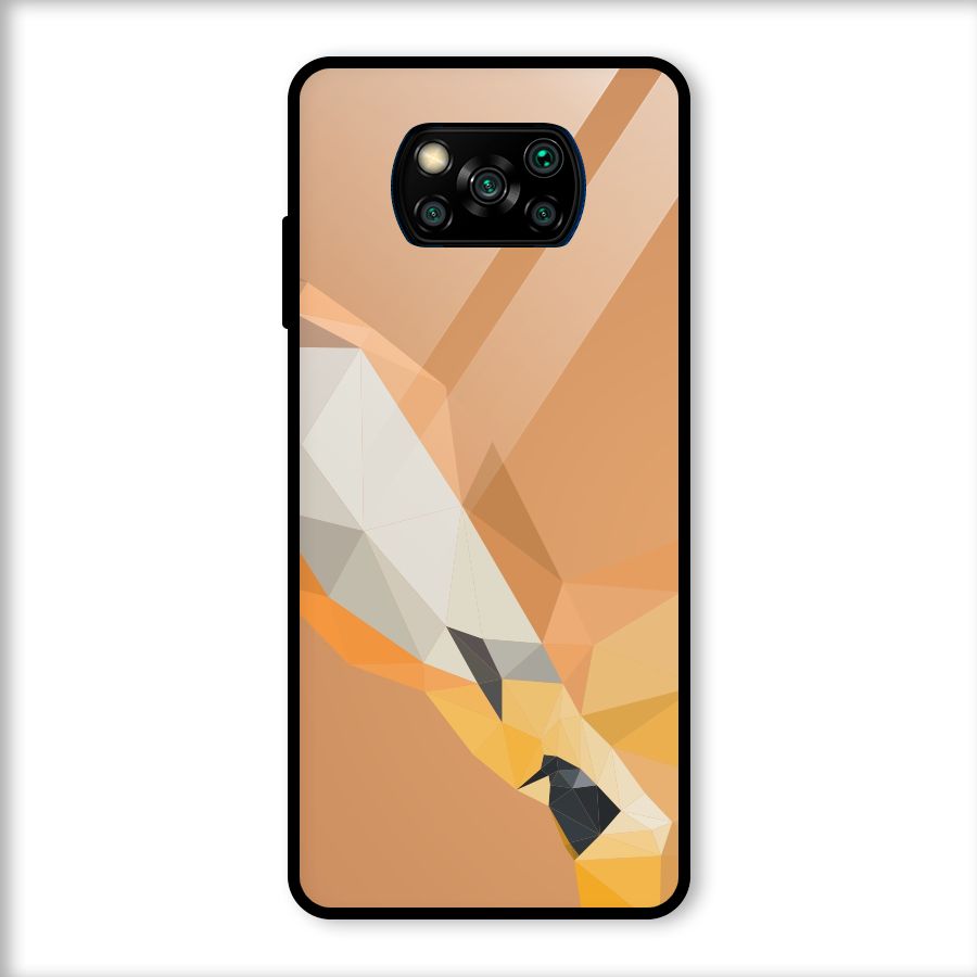 Cute Deer Glass Back Case for Poco X3