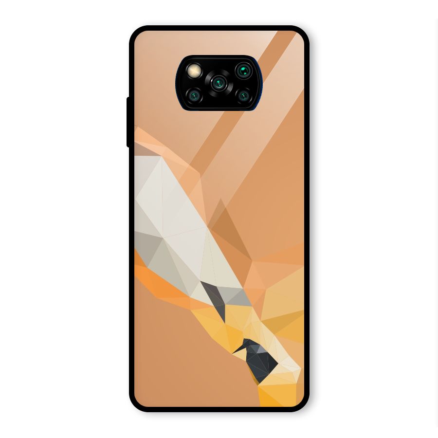 Cute Deer Glass Back Case for Poco X3 Pro