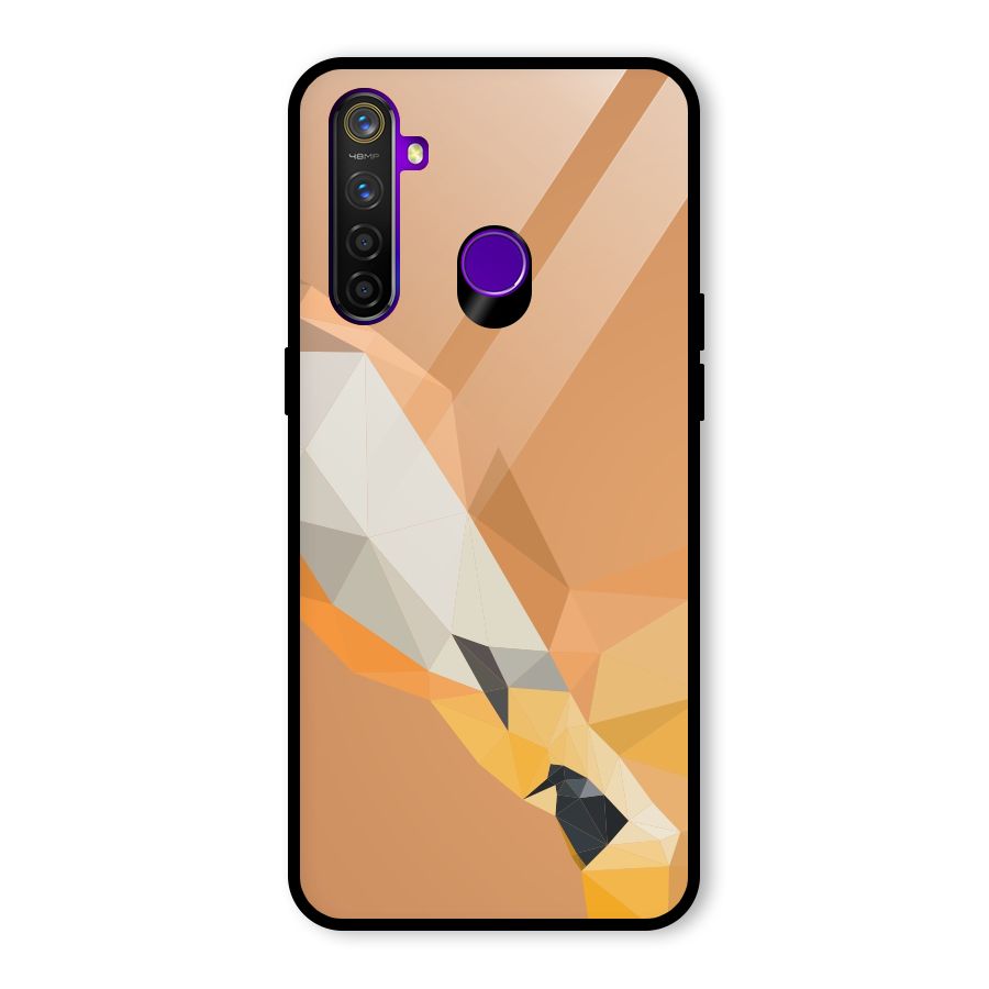 Cute Deer Glass Back Case for Realme 5 Pro