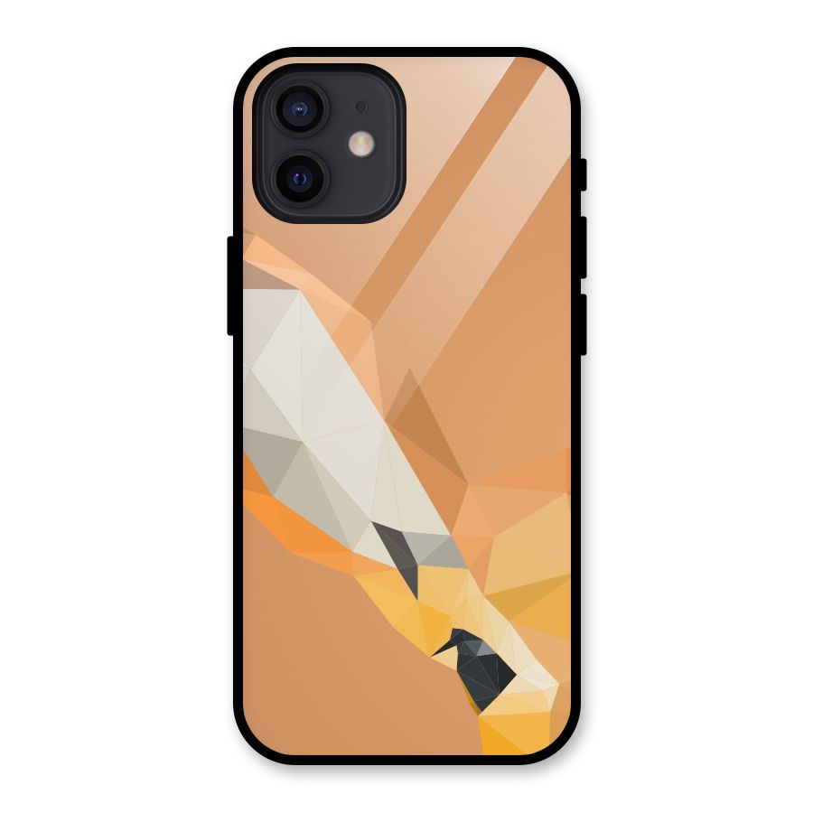 Cute Deer Glass Back Case for iPhone 12