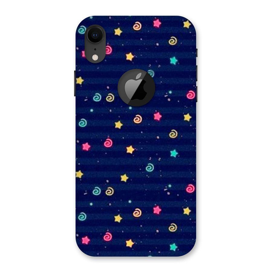 Cute Design Back Case for iPhone XR Logo Cut