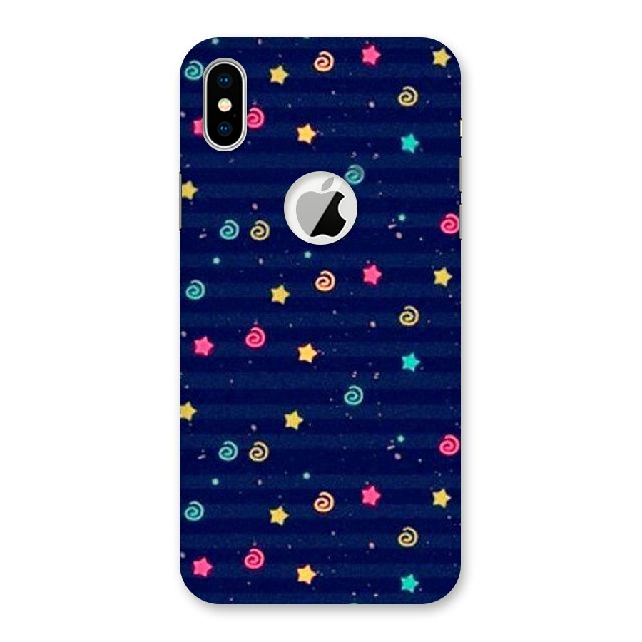 Cute Design Back Case for iPhone X Logo Cut