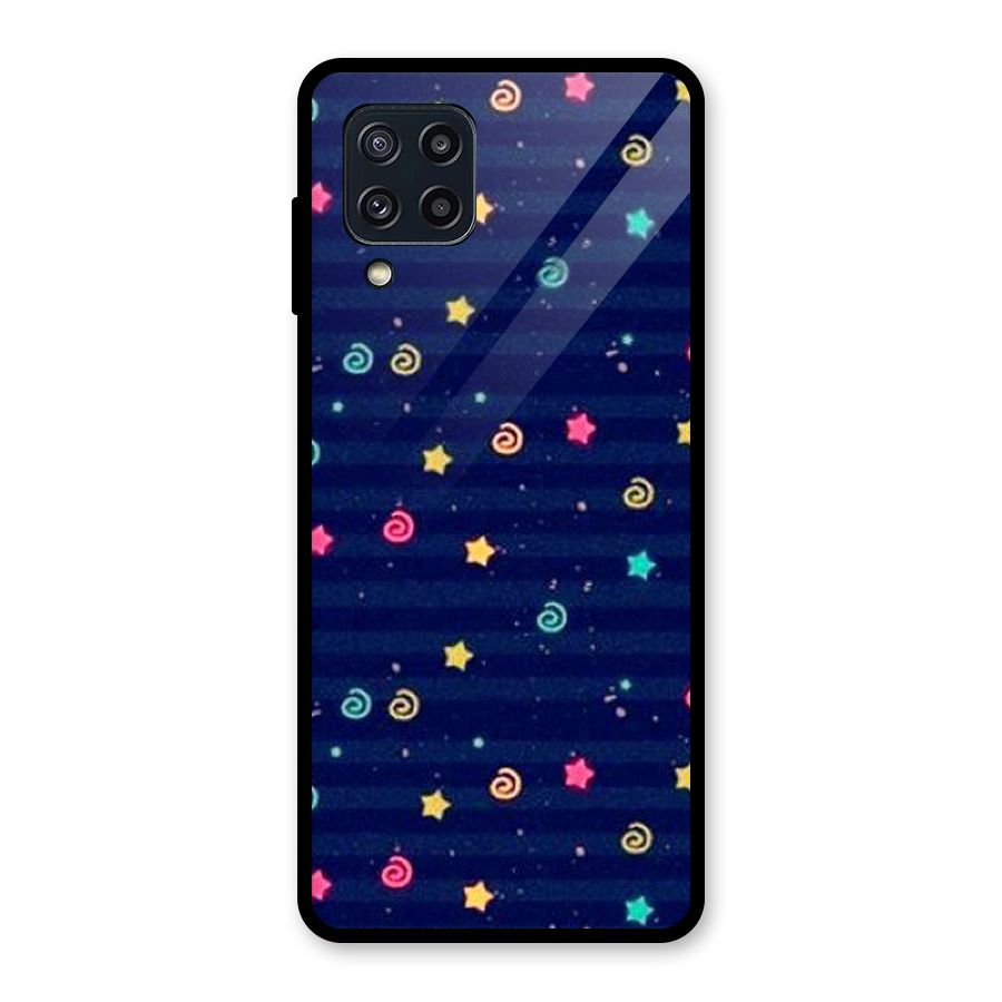Cute Design Glass Back Case for Galaxy M32