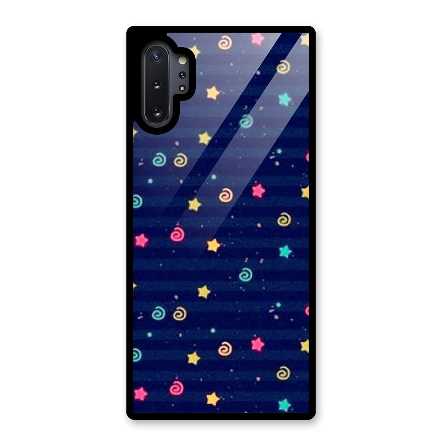 Cute Design Glass Back Case for Galaxy Note 10 Plus