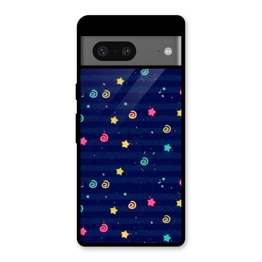 Cute Design Glass Back Case for Google Pixel 7